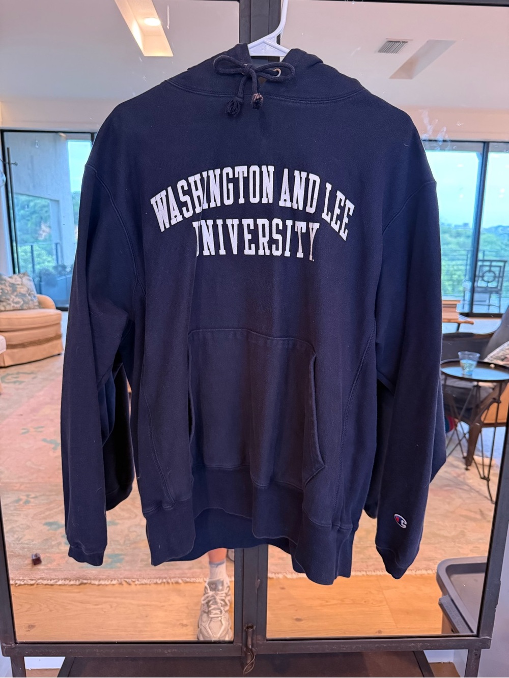 Champion Navy Washington and Lee University Pullover Sweatshirt